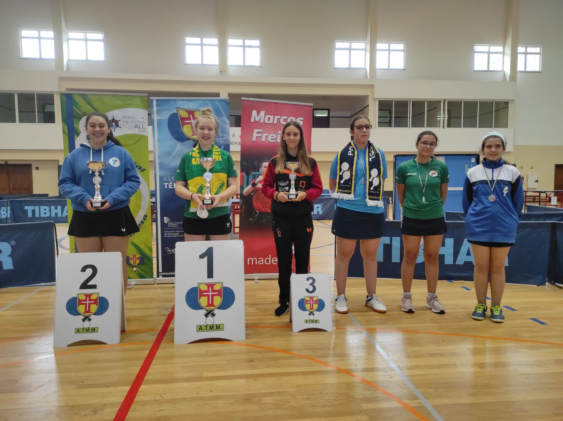 SUB 15 FEMININOS PÓDIO