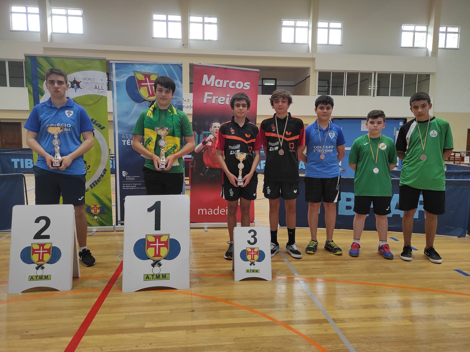 SUB 15 MASCULINOS PÓDIO