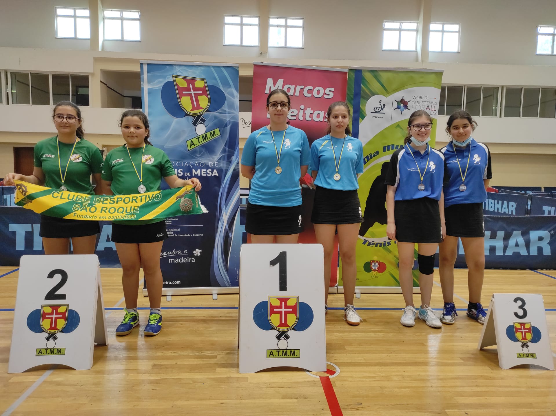 PODIO SUB 15 FEMININO