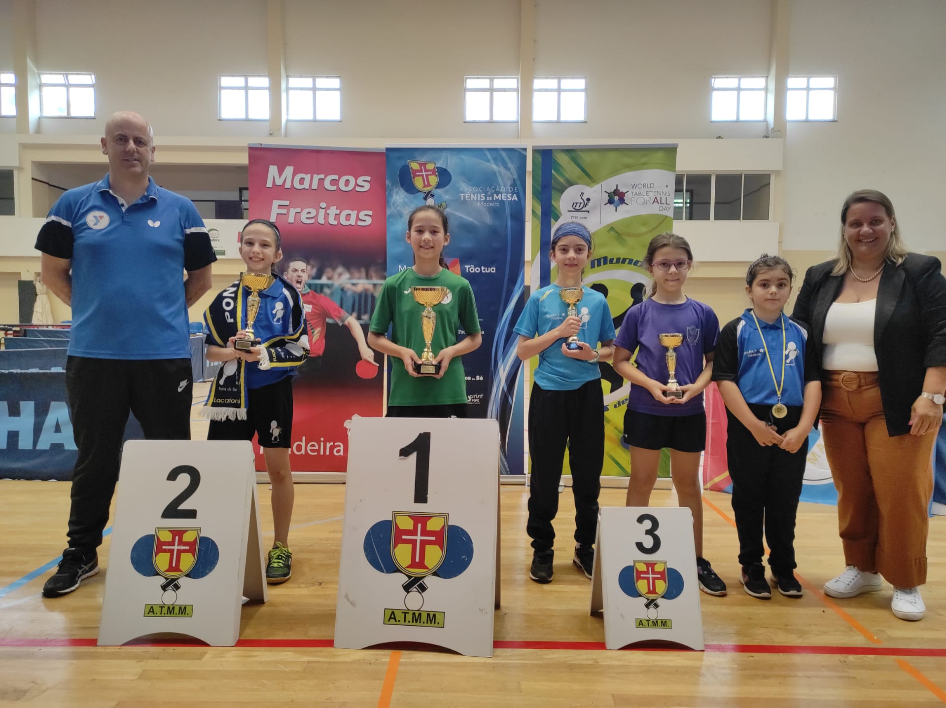 PODIO SUB 10 FEMININOS