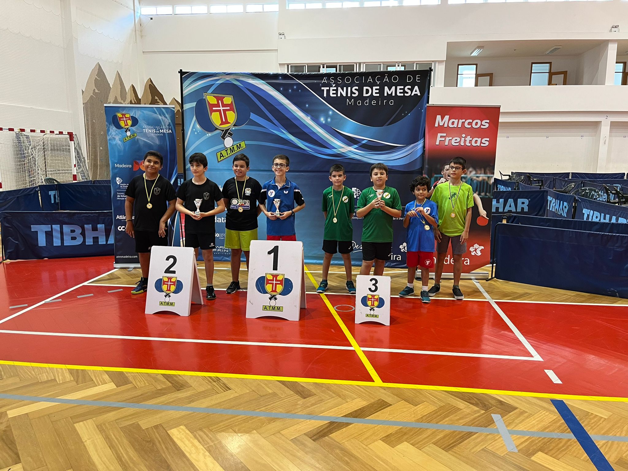 PODIO SUB 11 MASCULINOS