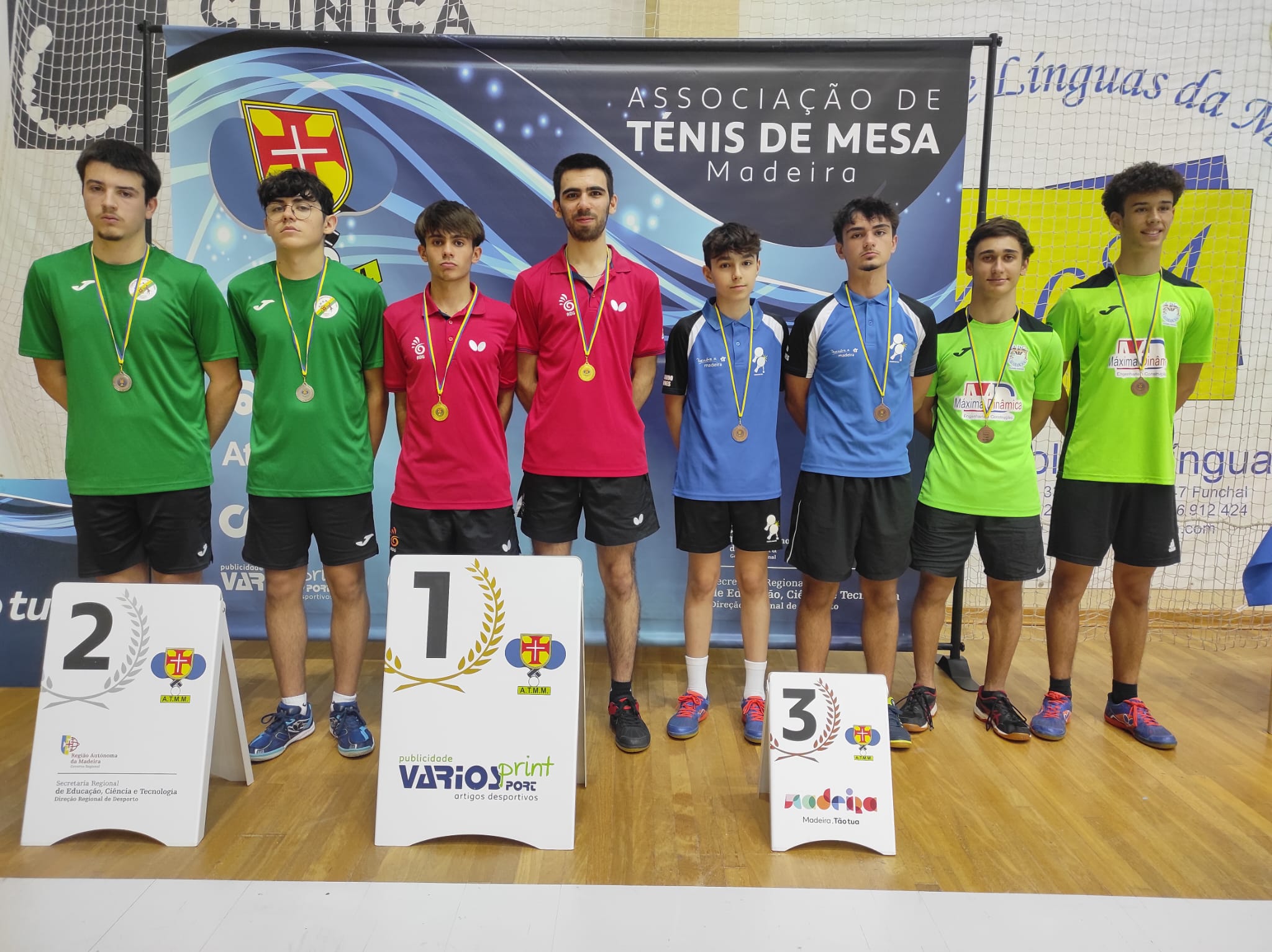 podio sub 19 masculinos